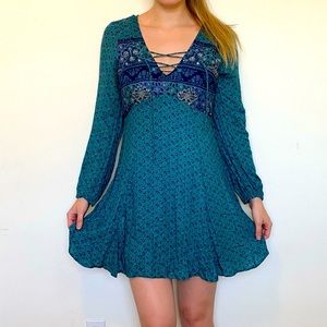 Bohemian long sleeve Dress